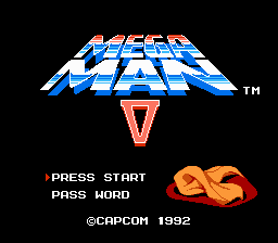 Rockman 5 KT Title Screen